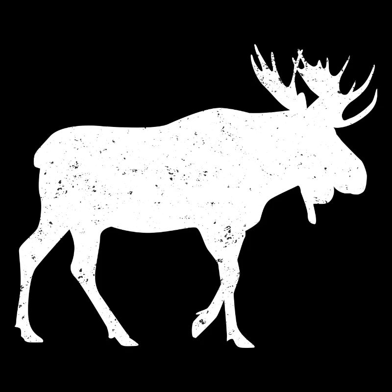 Elch Elche Elchkuh Geweih Tierschützer