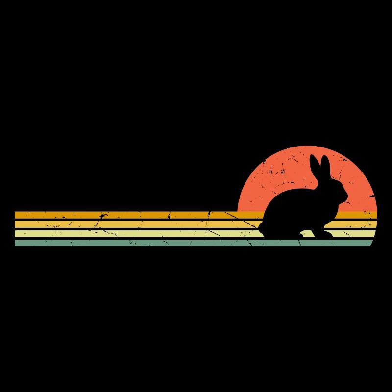 Retro Rabbit Vintage Pet Rabbit Rabbit