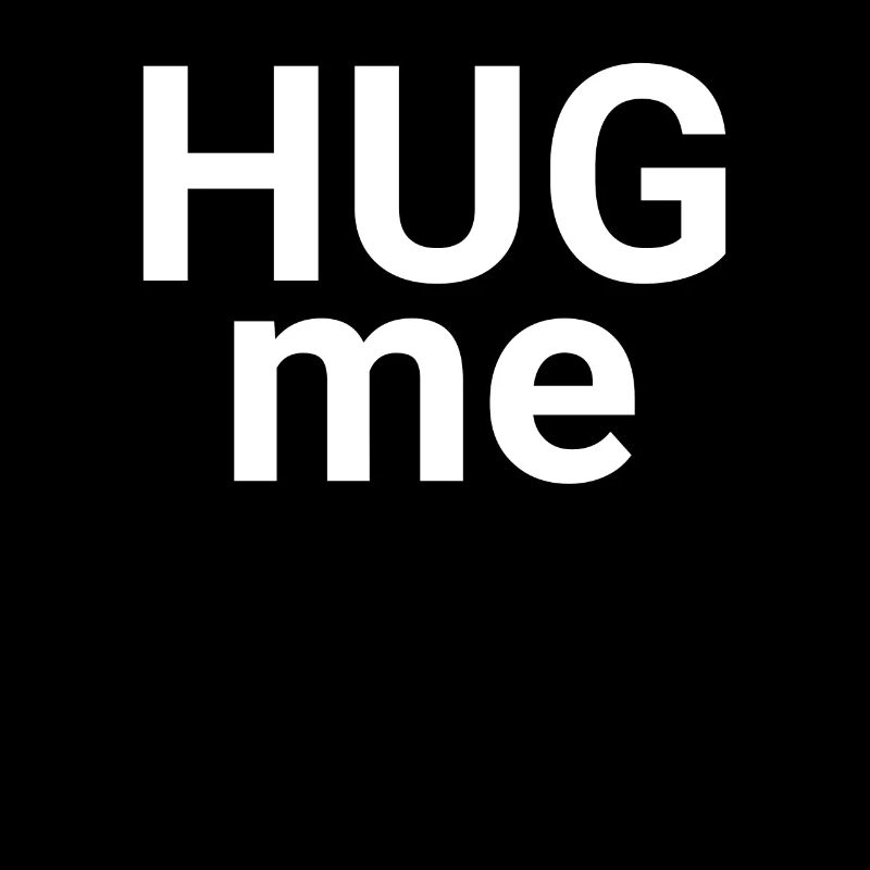 Hug Me Audacieux Déclaration Minimaliste