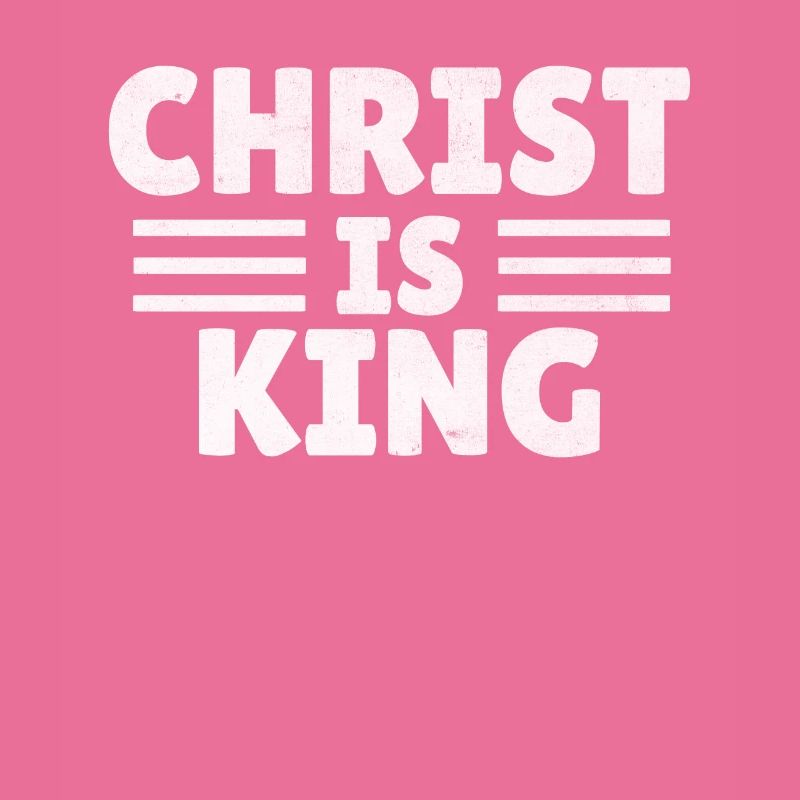 Christ est roi déclaration audacieuse typographie