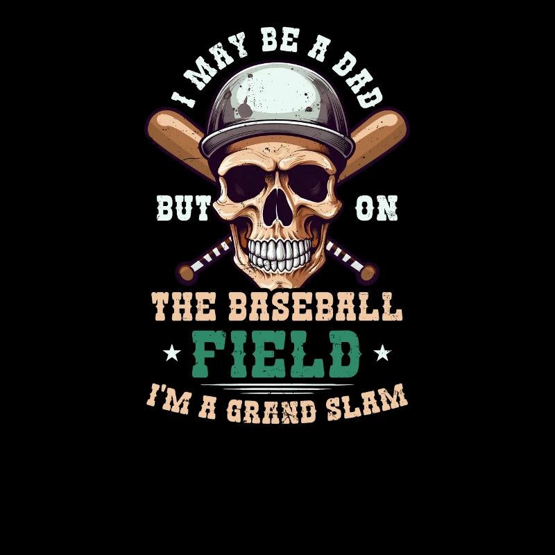 Baseball Papa Papa Sur Le Terrain Grand Chelem