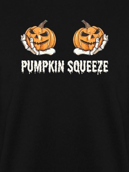 Halloween Busen Kürbis Squeeze