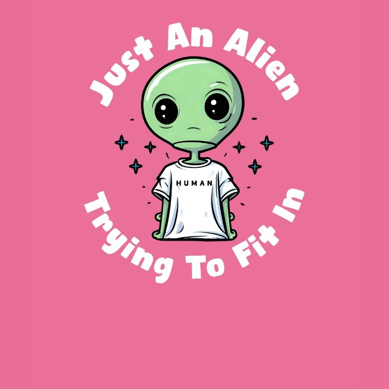 Alien Enlèvement Alien Essayant De S’intégrer