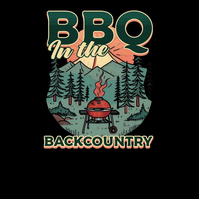 Barbecue du chef de camp dans l’arrière-pays