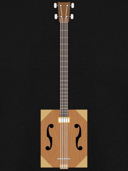 Zigarrenkiste Gitarre