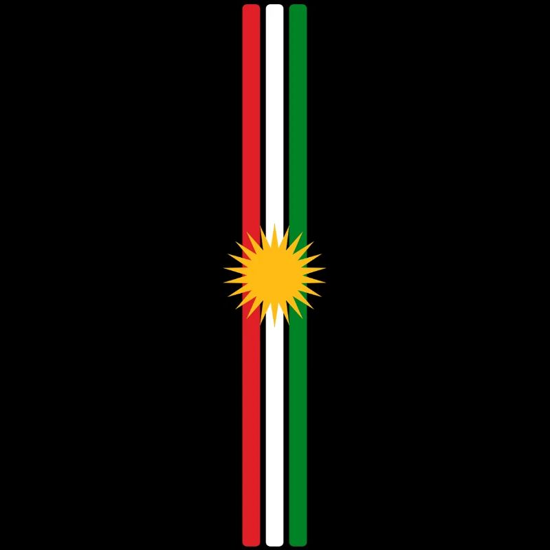 Kurdistan Flagge Bakur Bashur Rojava Rojhlt Newroz