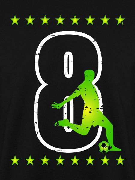 Fußball Trikotnummer 08