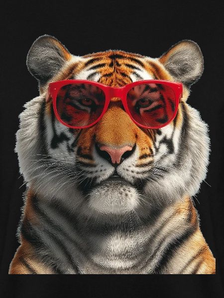 Tiger mit Sonnenbrille Lustig