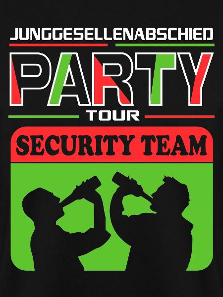 Junggesellenabschied Security Team Saufen Drinking