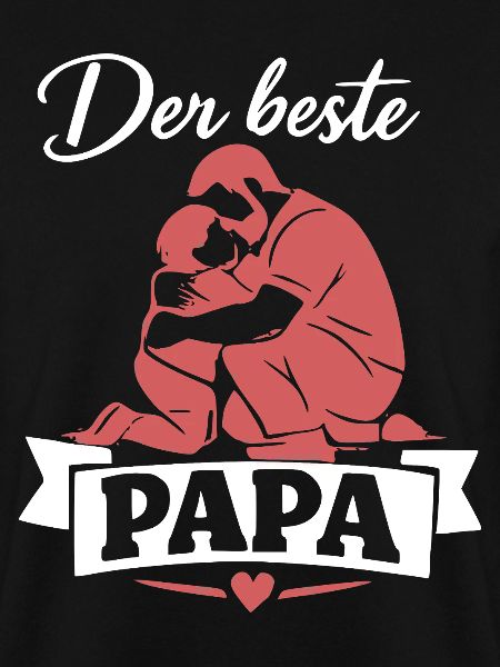Der beste Papa Silhouette