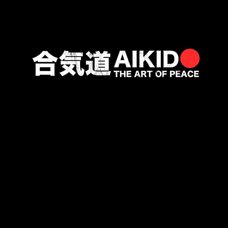Coole japanische Aikido-Kampfkunst
