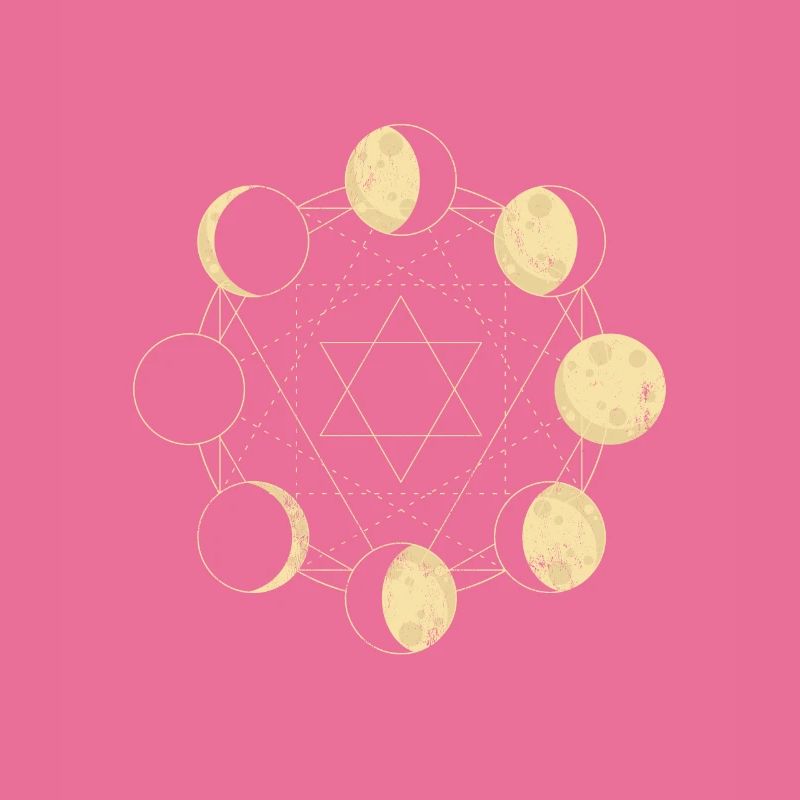 Mondphase Unendlichkeit Goth Wicca Pagan Celtic
