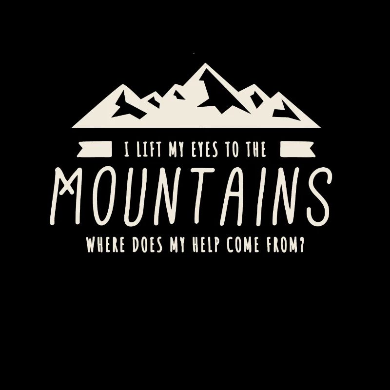 Psalm 121 Mountain Christian Bible Verse
