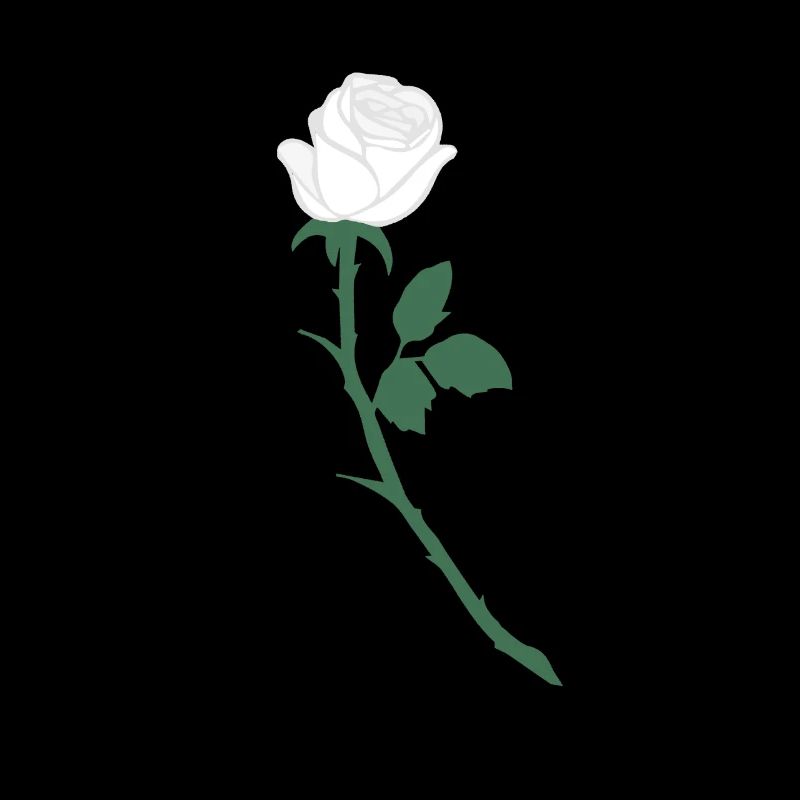Rose blanche Times Up Metoo