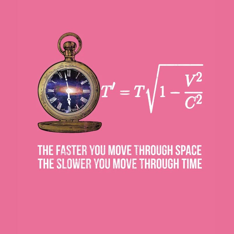 Science Physics Math Relativity Geek Time Equation