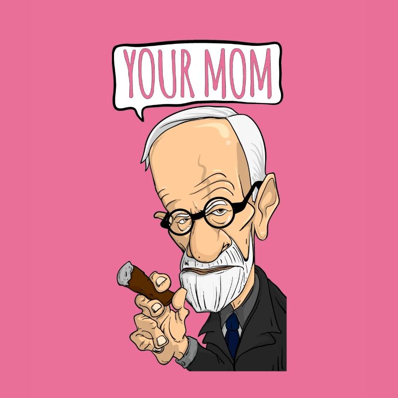 Deine Mutter - Freud Psychoanalytics Gift Pun