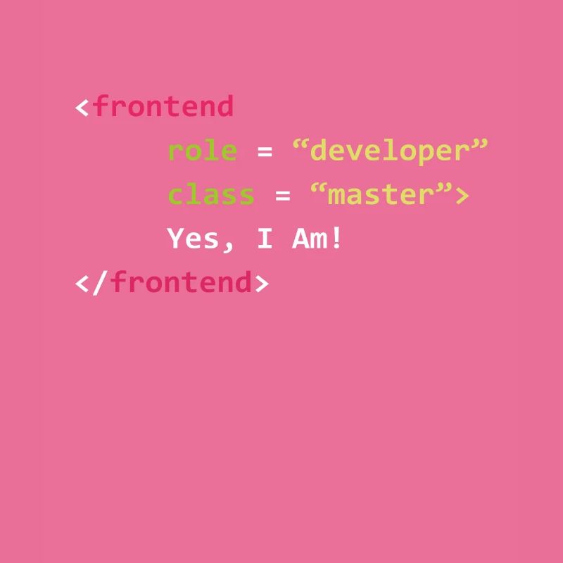 Lustiger Geschenkcodierer-Programmierer des Frontend-Entwicklers