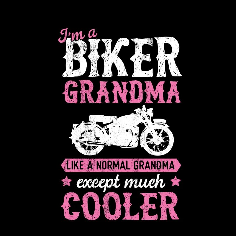 Ich bin ein Biker Oma Motorrad Reiten Geschenk für