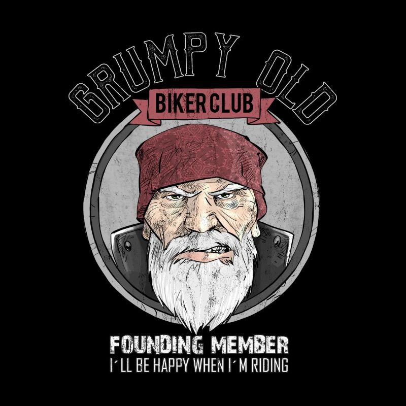 Grumpy Old Bikers Club Great For A Cranky Old