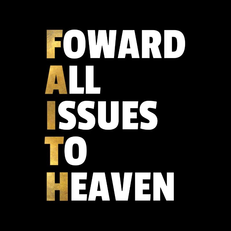 Transférer tous les problèmes au ciel Faith Christian