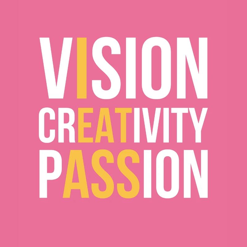 Vision Créativité Passion Drôle Message caché I