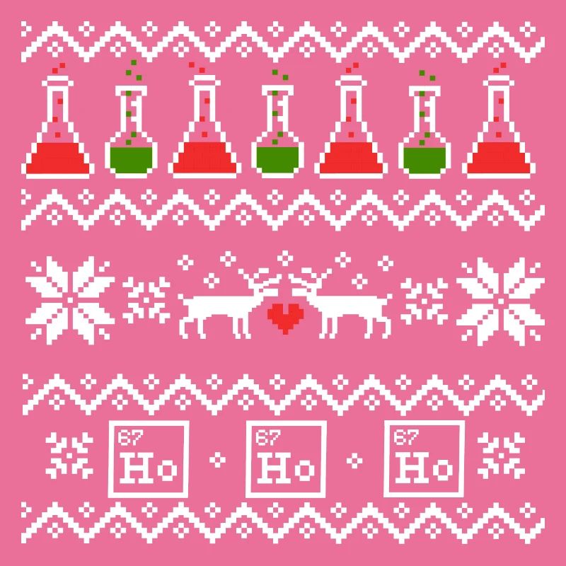 Pull de Noël chimique