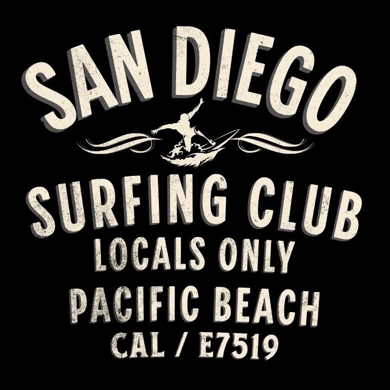 San Diego Pacific beach surfing club