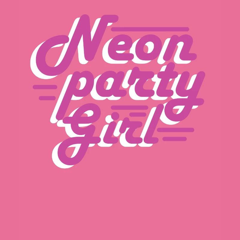 Neon-Party-Mädchen