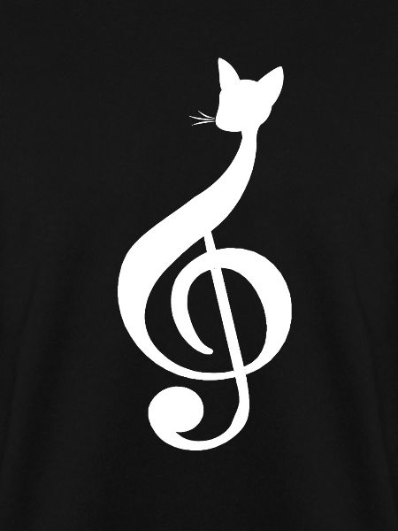 Katzen-Notenblatt
