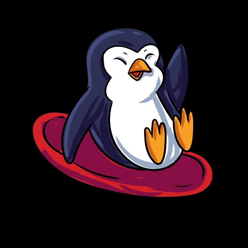 Pinguin Schlitten