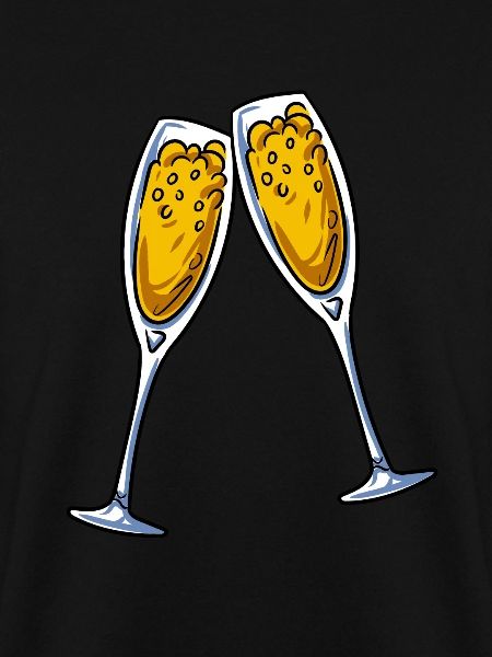 Neujahr Sektgläser Sekt