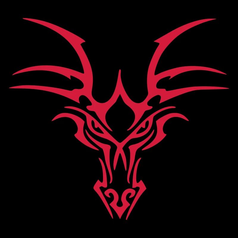 Tribal Dragon Head