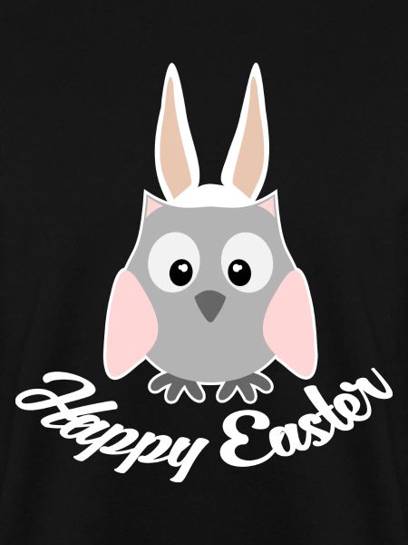 Frohe Ostern Eule Uhu