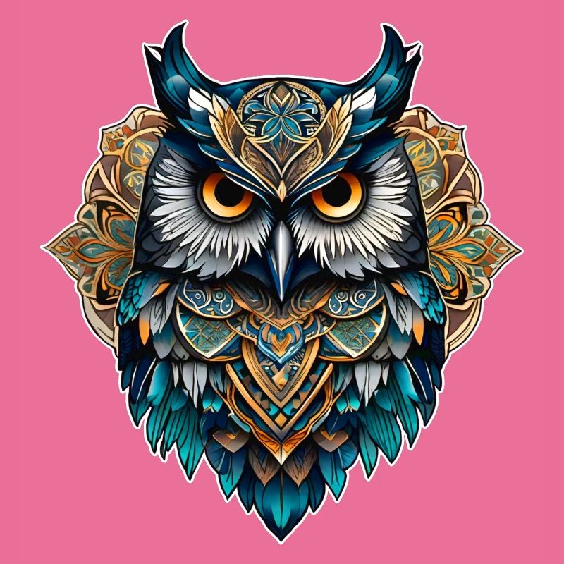 Coole Steampunk Eule