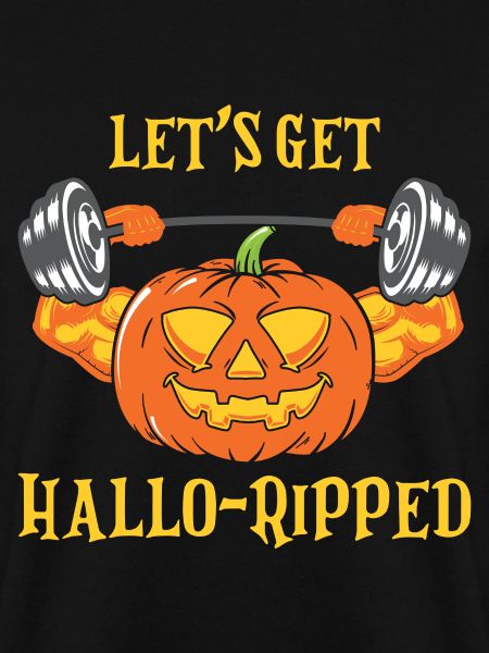 Halloween Bodybuilder Kürbis