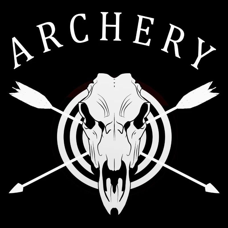 Archery Archer Motif Shirt Bow