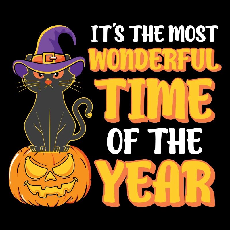 Halloween Katze Hexe