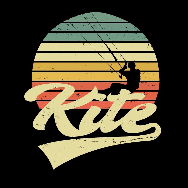 Kite Kitesurf Kite Kitesurf Vintage Rétro