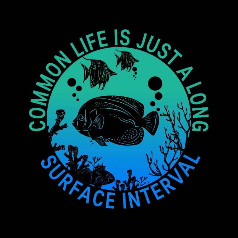 Conception de plongeur de récif corallien, plongée sous-marine