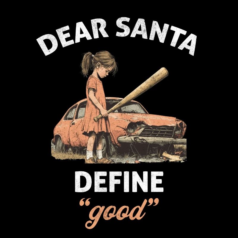 Lustig Weihnachten Retro