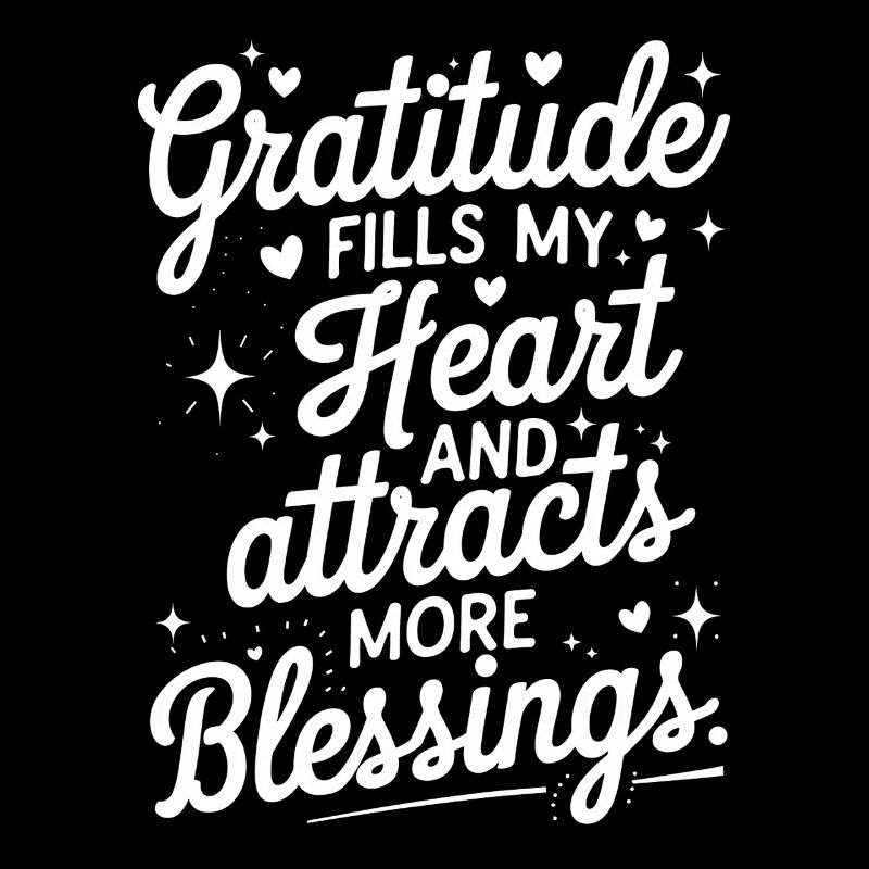 La gratitude remplit mon cœur et attire plus de bénédictions