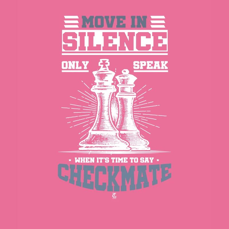 Move In Silence Only Parler aux échecs du compagnon
