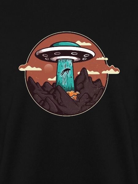 Weinlese-UFO-Raumschiff-Alien Abduction
