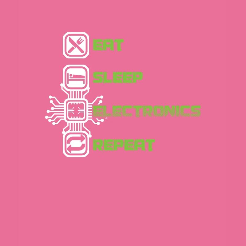 Essen Sie Schlaf Electronics Repeat Devices Transistor