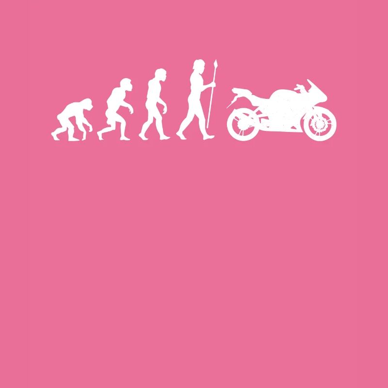 Motorrad Motorradfahrer Evolution Biker