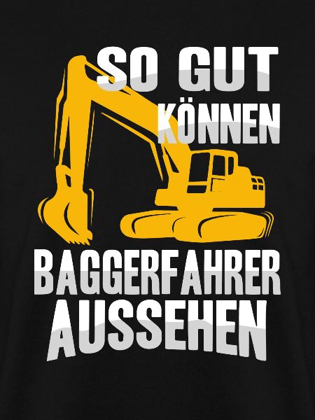 Baggerfahrer Bagger Baggern Baustelle