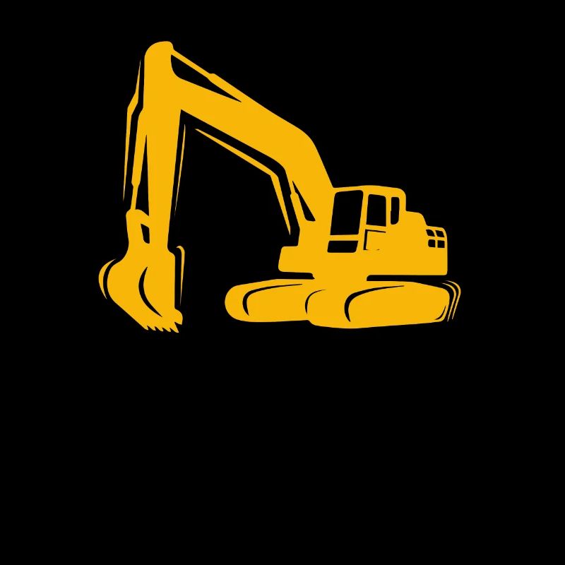 Excavator driver Excavator construction site