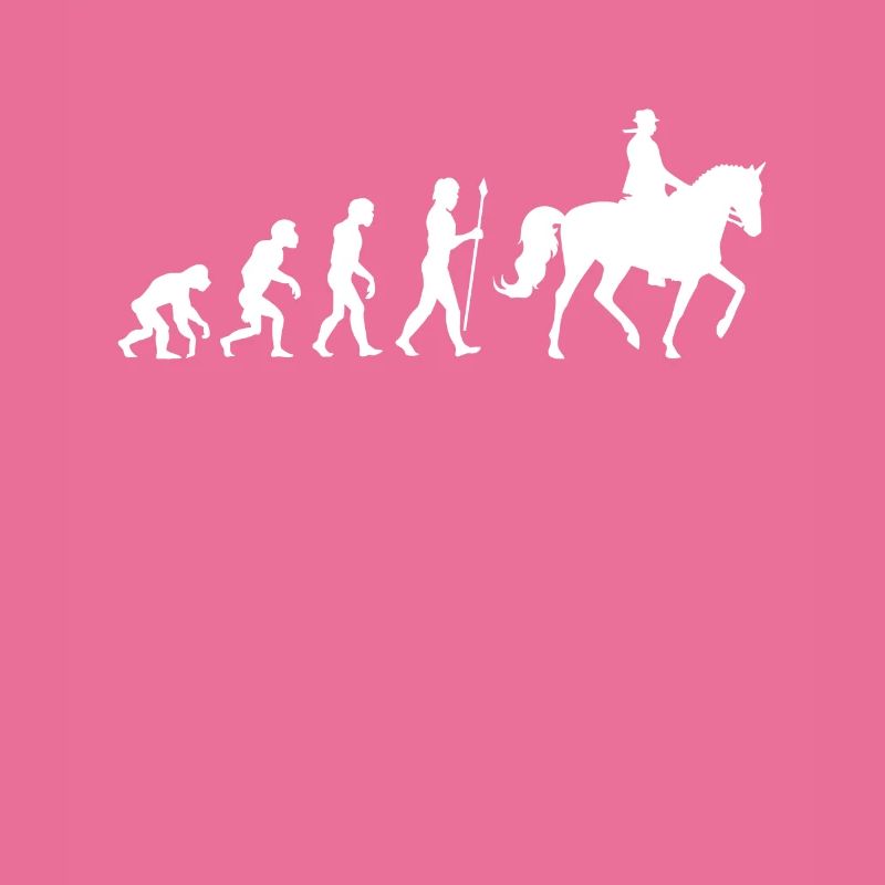 Reiterin Reiten Pferd Evolution Reiter