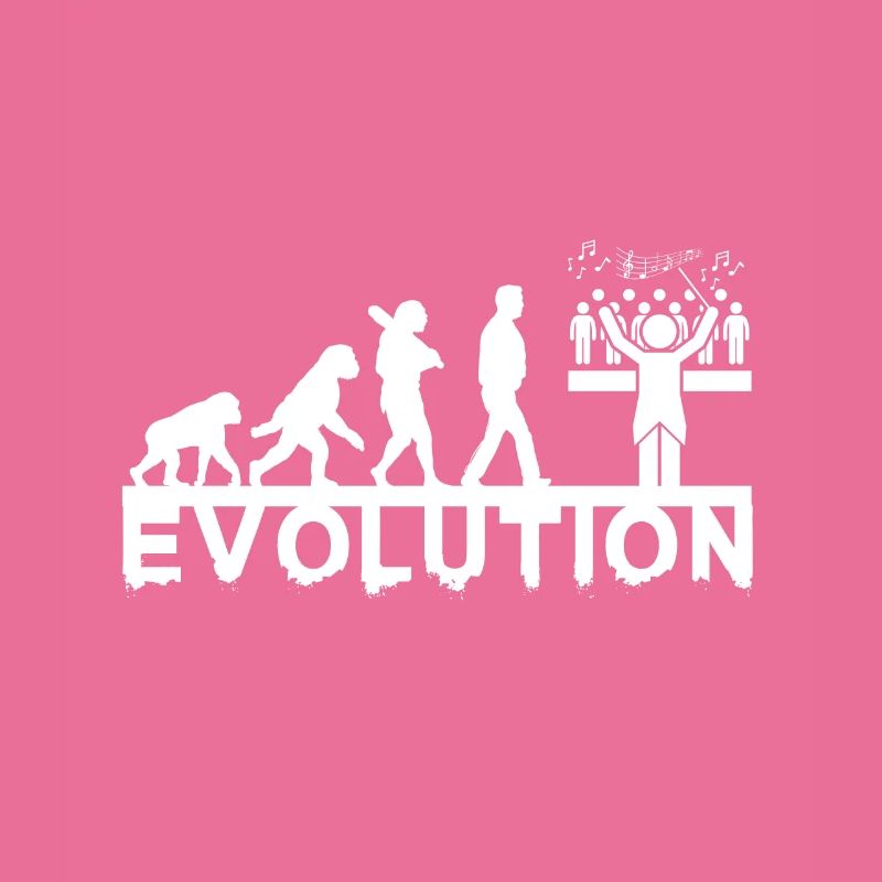 Choir Conductor Evolution Chorus Choral Music Gift