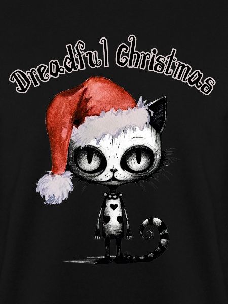Dreadful Christmas Grummelige Katze